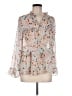 Sundance 100% Polyester Floral Ivory Long Sleeve Blouse Size M - photo 1