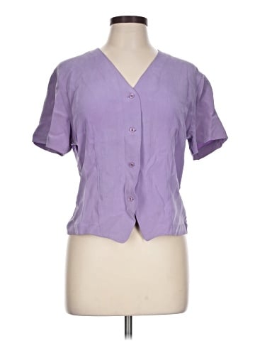 Classiques Entier Short Sleeve Silk Top (view 1)