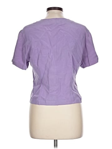 Classiques Entier Short Sleeve Silk Top (view 2)