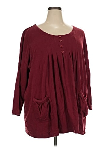 Roaman's Long Sleeve Blouse (view 1)