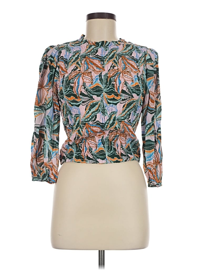 Caballero 3/4 Sleeve Blouse In Multi