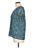Axcess 100% Polyester Teal Short Sleeve Blouse Size L - photo 5
