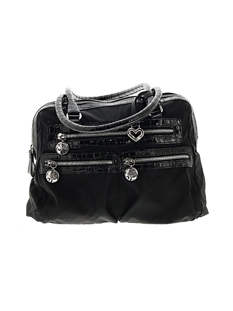Pre-owned Brighton Shoulder Bag In Black