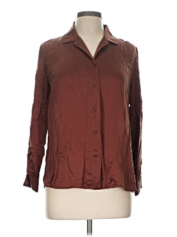 Ines de la Fressange for Uniqlo Long Sleeve Blouse (view 1)