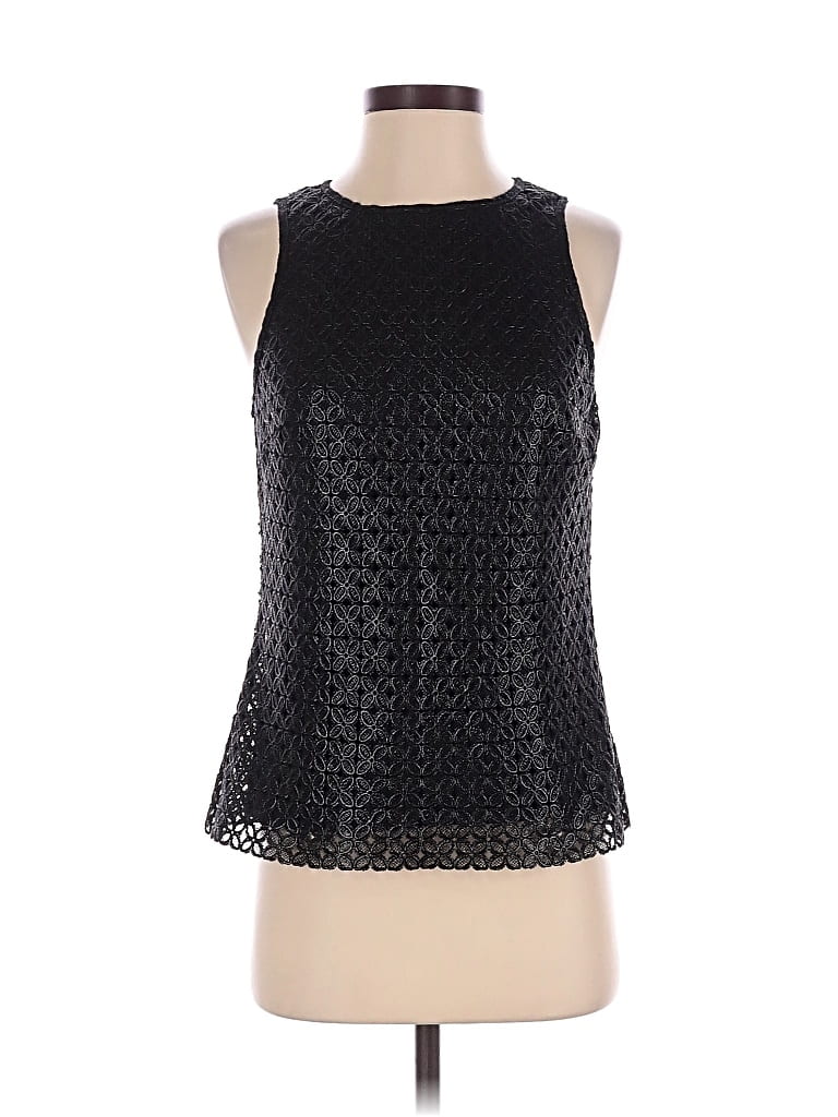 Pre-owned Leon Max Sleeveless Blouse In Black