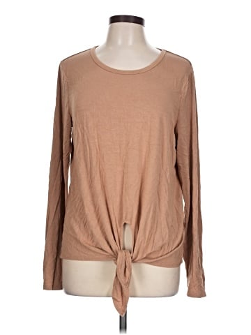 Joan Vass New York Long Sleeve Top (view 1)