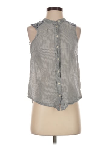 Joe Fresh Sleeveless Button-Down Shirt (view 1)