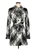 Axcess Argyle Gray Trenchcoat Size M - photo 1