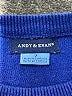 Andy & Evan Blue Pullover Sweater Size 7 - photo 3