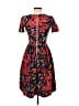 Lularoe 100% Polyester Paisley Red Casual Dress Size XS - photo 2