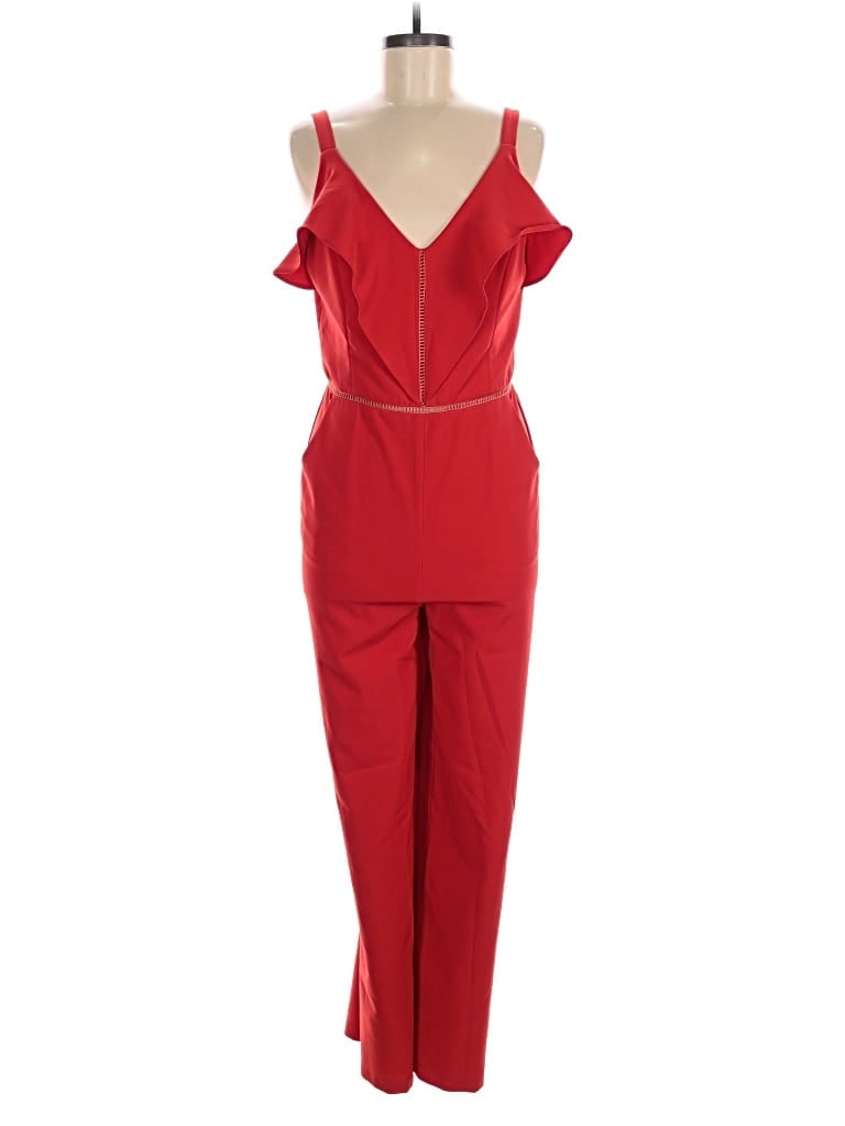 Pre-owned Adelyn Rae Jumpsuit In Red