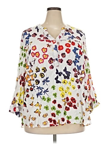 Serengeti 3/4 Sleeve Blouse (view 1)