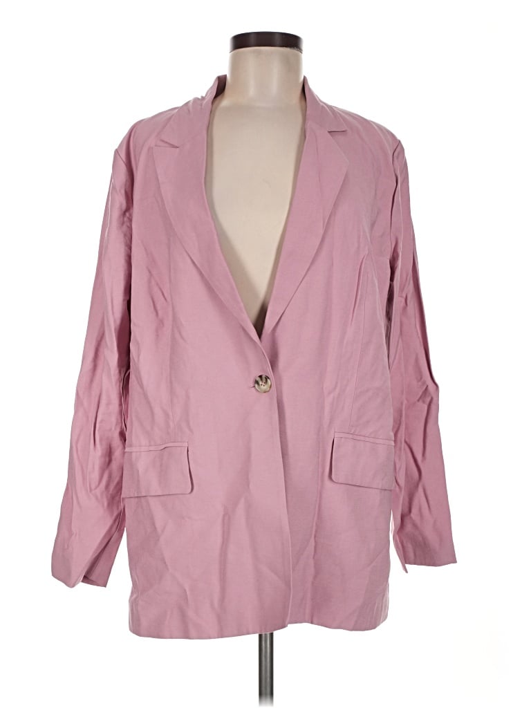 Pre-owned Wayf Blazer Jacket In Pink