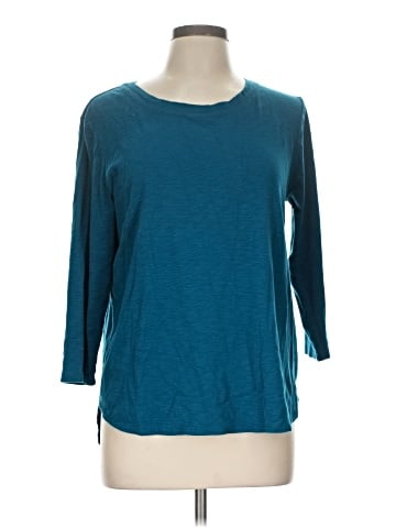 KIRKLAND Signature 3/4 Sleeve T-Shirt (view 1)