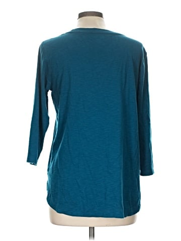 KIRKLAND Signature 3/4 Sleeve T-Shirt (view 2)