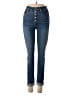 Zara Basic Solid Blue Jeans Size 2 - photo 1
