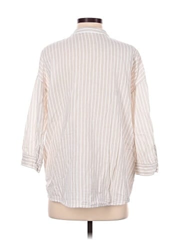 Eileen Fisher 3/4 Sleeve Button-Down Shirt (view 2)