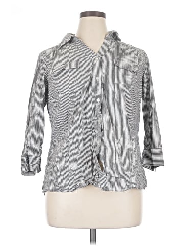 St. John's Bay 3/4 Sleeve Button-Down Shirt (view 1)
