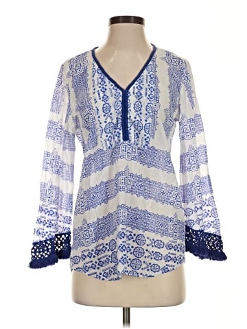 Roberta Roller Rabbit 3/4 Sleeve Blouse (view 1)