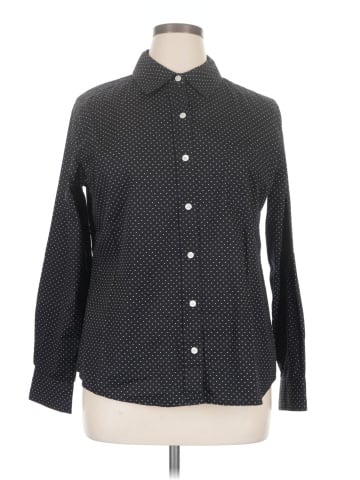 Isaac Mizrahi for Target Long Sleeve Button-Down Shirt (view 1)