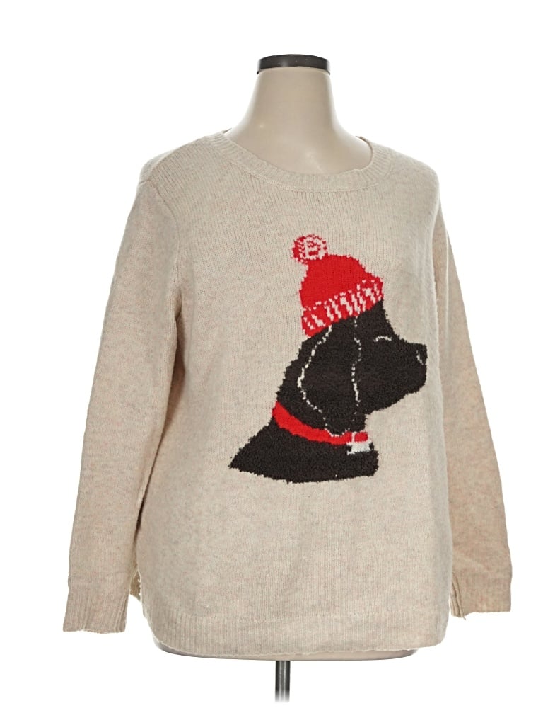Pre-owned Cupcakes And Cashmere Pullover Sweater In Tan