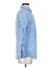 Gap 100% Linen Blue Long Sleeve Button-Down Shirt Size S - photo 4