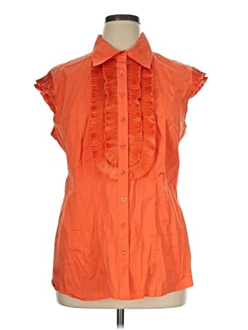 Ashley Stewart Sleeveless Button-Down Shirt (view 1)