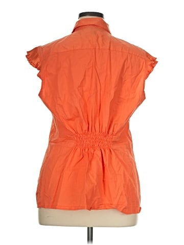 Ashley Stewart Sleeveless Button-Down Shirt (view 2)