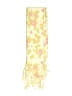 Old Navy 100% Polyester Floral Yellow Scarf One size - photo 2