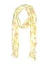 Old Navy 100% Polyester Floral Yellow Scarf One size - photo 1