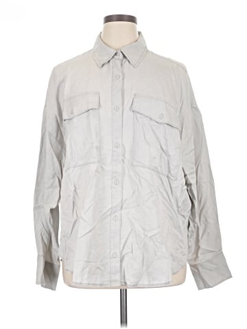 Express Long Sleeve Button-Down Shirt (view 1)