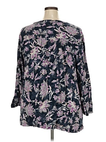 Cato 3/4 Sleeve Blouse (view 2)