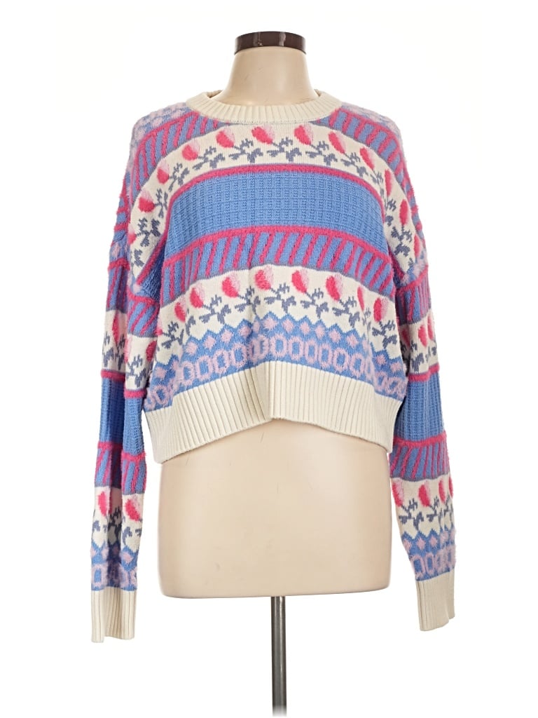 Pre-owned Wild Fable Pullover Sweater In Blue