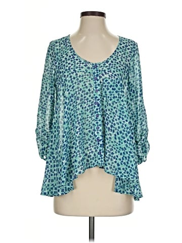 Material Girl 3/4 Sleeve Blouse (view 1)