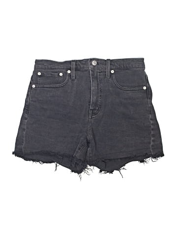 Madewell High-Rise Denim Shorts in Lunar Wash (view 1)