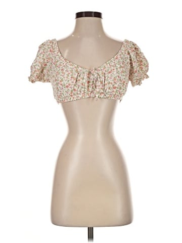 Aeropostale Short Sleeve Blouse (view 1)