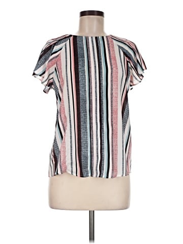 Worthington Short Sleeve Blouse (view 1)