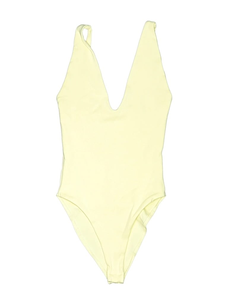 Pre-owned Zara Bodysuit In Yellow