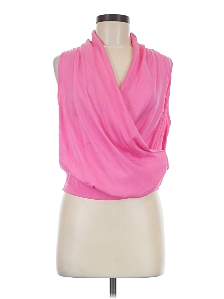 Pre-owned Glam Sleeveless Blouse In Pink