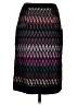 Missoni Chevron-herringbone Black Purple Wool Skirt Size EU (IT) 40 / US 4 - photo 2