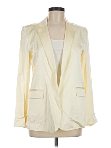 LoveShackFancy Silk Blazer (view 1)