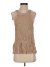 Pink Lily Tan Sweater Vest Size S - photo 1