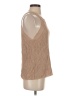 Pink Lily Tan Sweater Vest Size S - photo 4