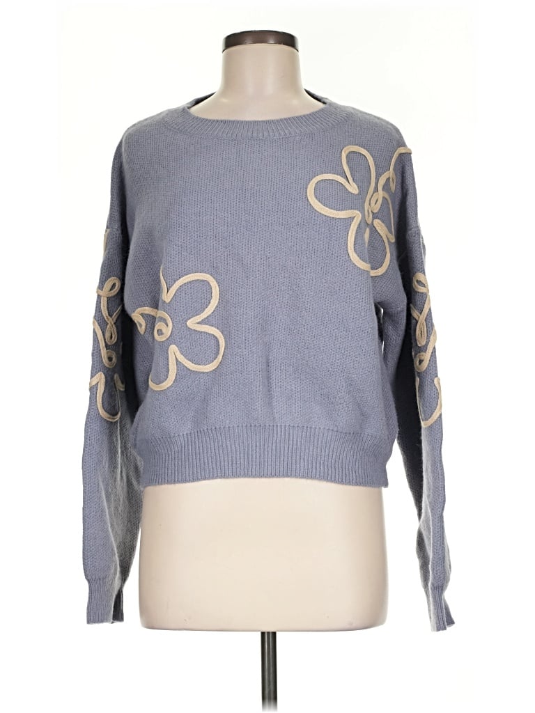 Pre-owned Début Pullover Sweater In Blue