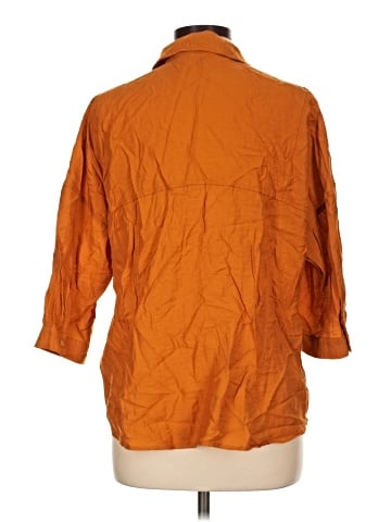 Soft Surroundings 3/4 Sleeve Button-Down Shirt (view 2)