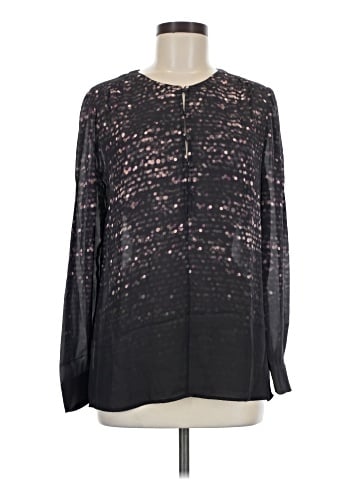 Tory Burch Long Sleeve Silk Top (view 1)