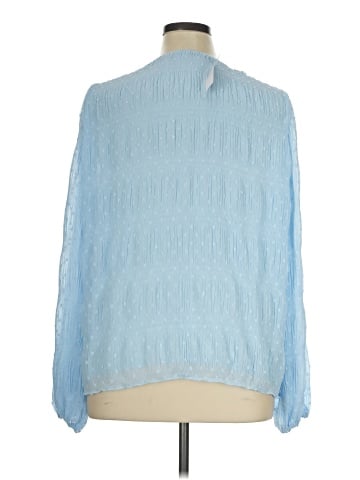 White House Black Market Long Sleeve Blouse (view 2)
