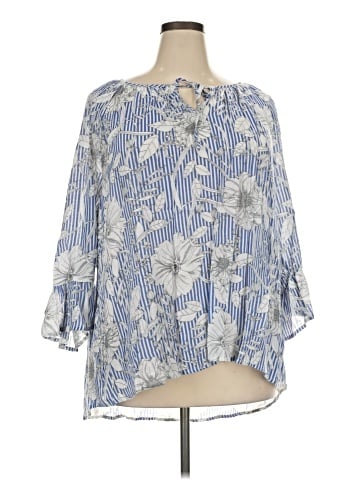 Fred David 3/4 Sleeve Blouse (view 1)