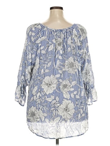 Fred David 3/4 Sleeve Blouse (view 2)