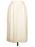 L.L.Bean 100% Acetate Solid Ivory Formal Skirt Size 12 - photo 1